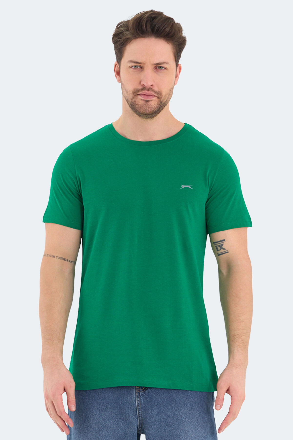 Slazenger ROSALVA Erkek  Yeşil Tişört