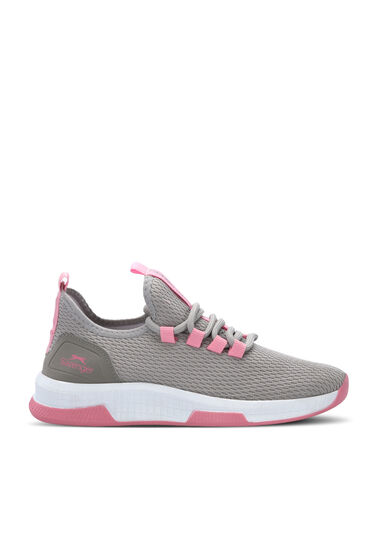 Slazenger ABENA I Kadın Gri / Pembe Sneaker - 1 Alana 1 Bedava