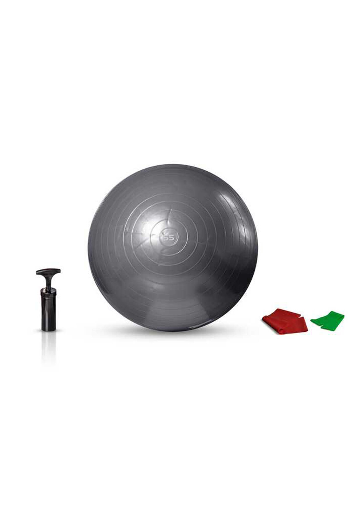 Slazenger Actıve Pilates Set (55 cm Gymball + Pilates Bandı Unisex  STD Pilates Seti