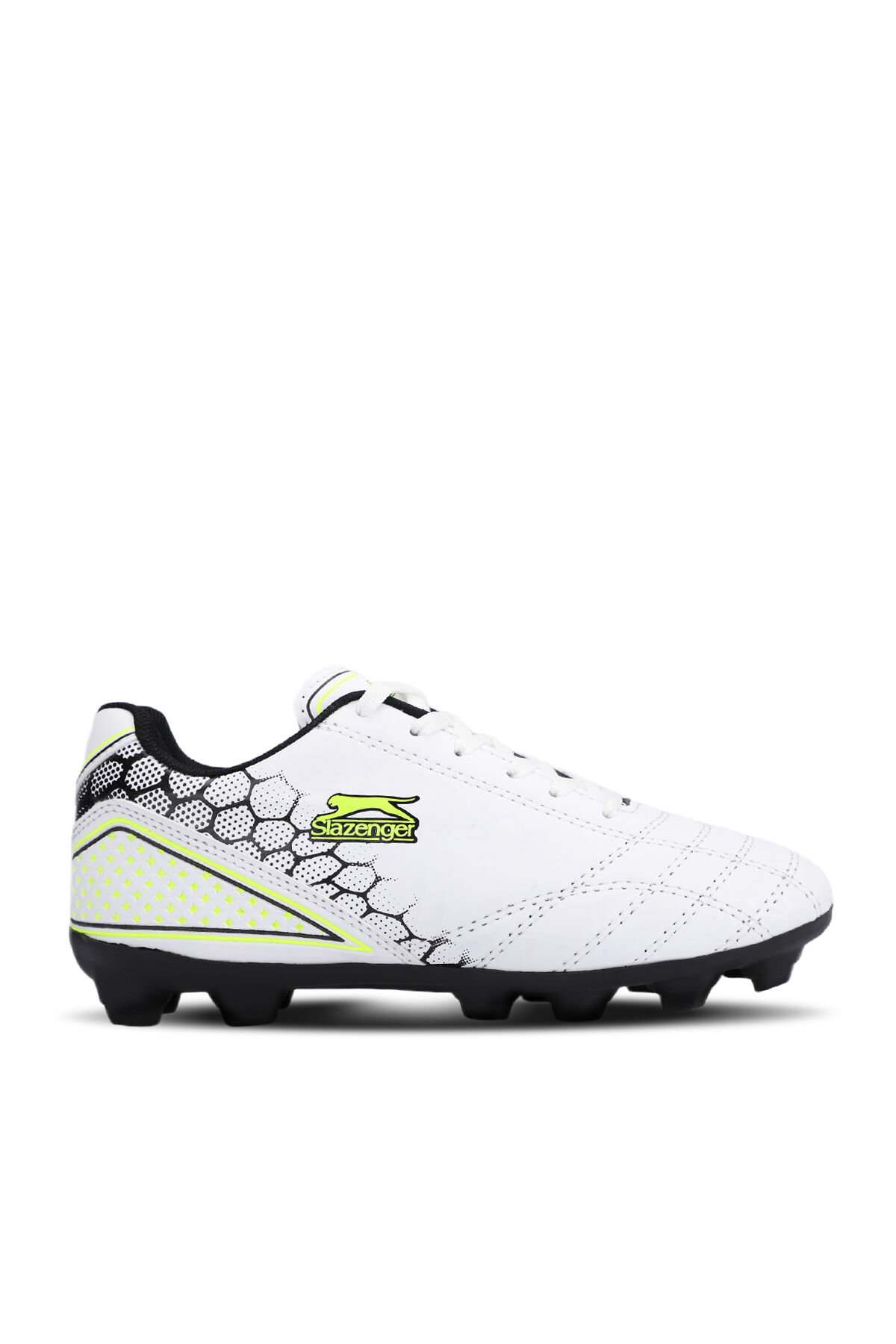 Slazenger DANGER I KRP Erkek Çocuk Krampon Beyaz / Yeşil Futbol Ayakkabısı