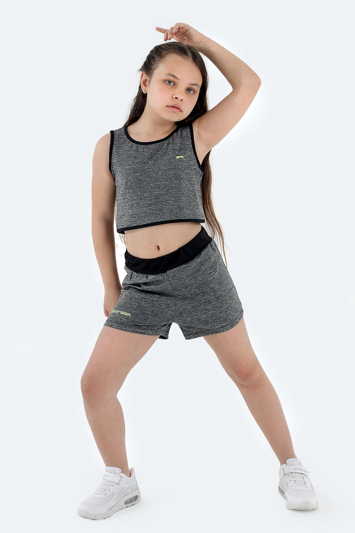 Slazenger DESTA IN Kız Çocuk  Koyu Gri Alt Üst Takım