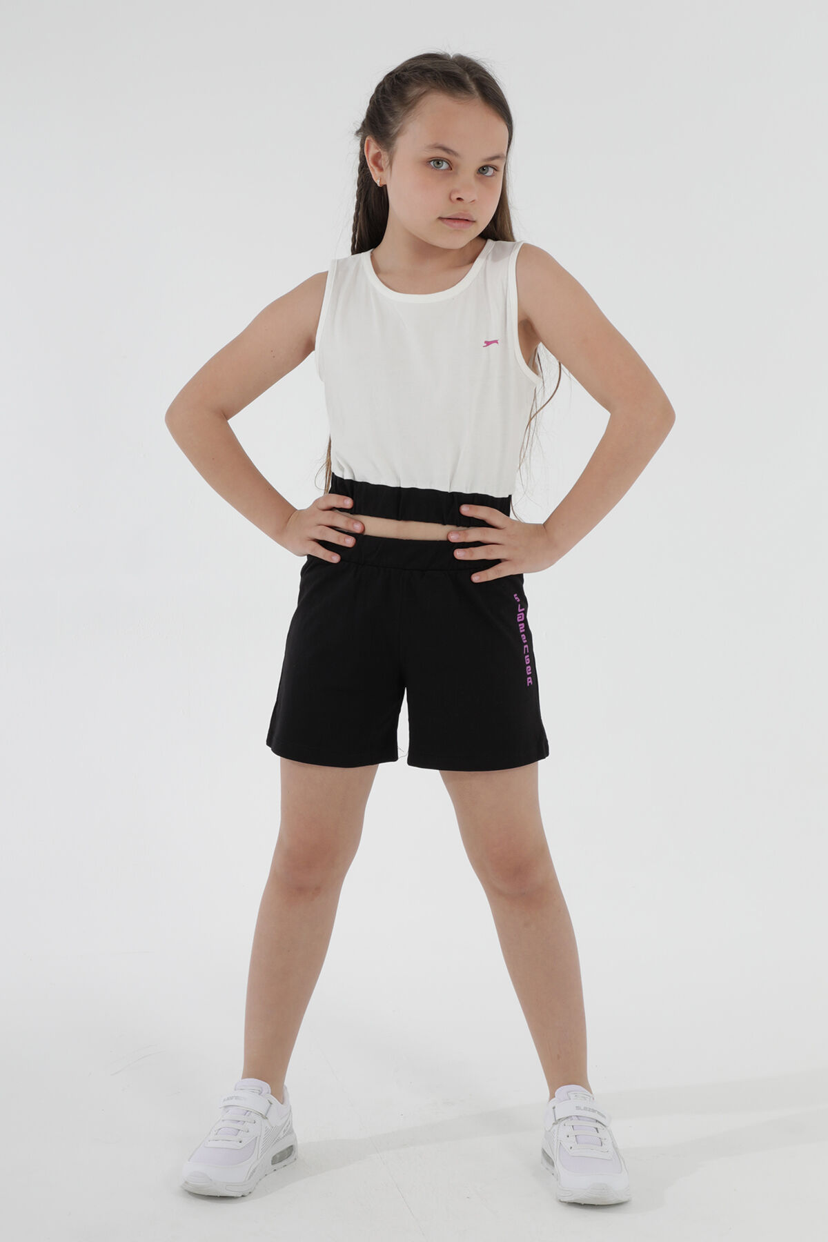 Slazenger DIODATO IN Kız Çocuk  Beyaz Alt Üst Takım