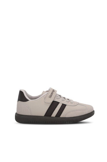 Slazenger DOLPHIN I Unisex Çocuk Cırt Cırtlı Bej / Kahve Günlük Spor Ayakkabısı - 1 Alana 1 Bedava