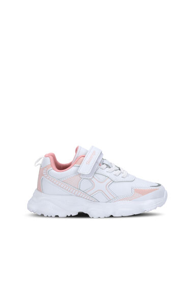 Slazenger Fiffy Cırtlı Beyaz pembe