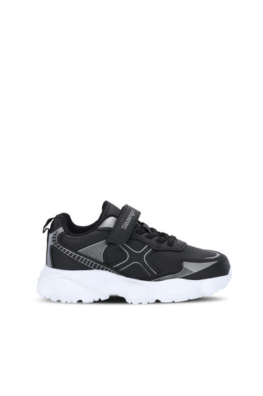 Slazenger Fiffy Cırtlı Siyah gumus