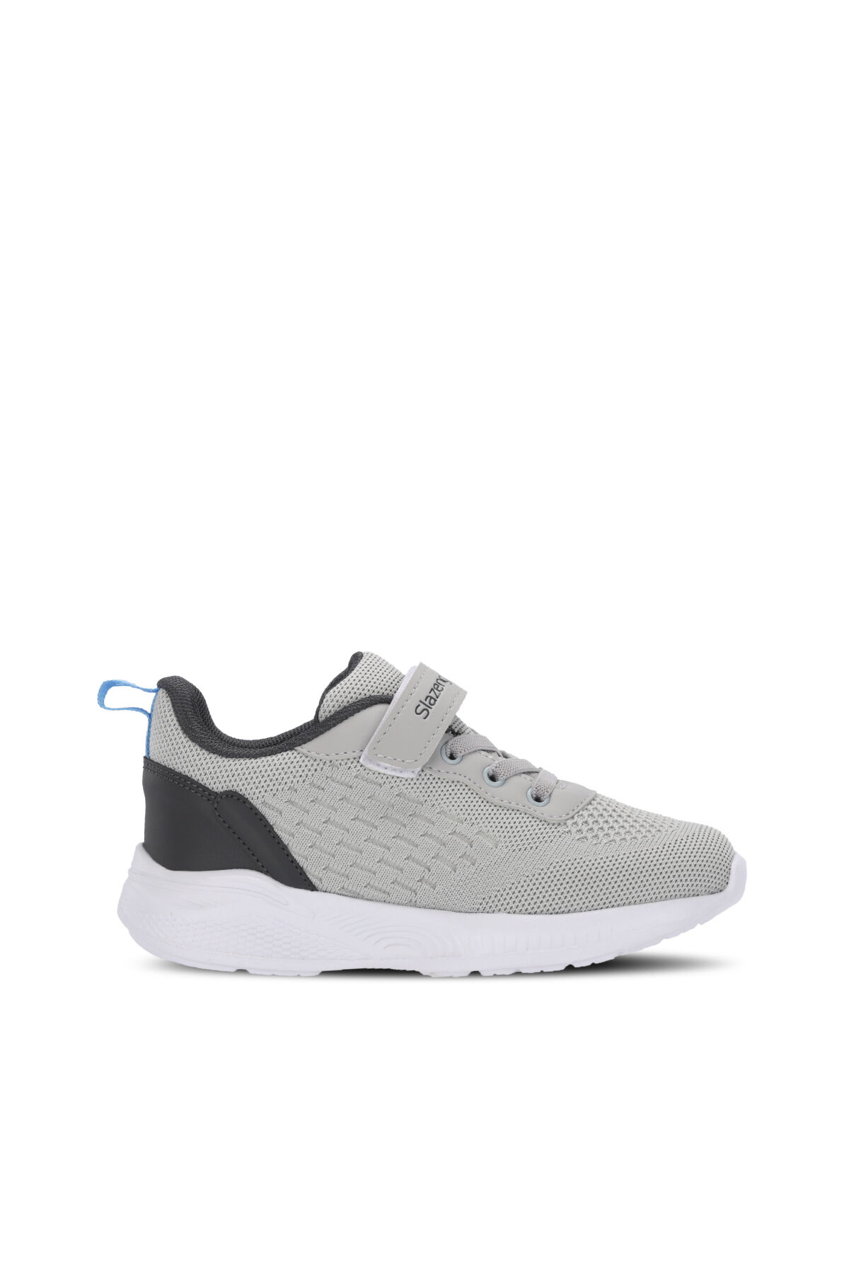 Slazenger FLAREX Unisex Çocuk Cırt Cırtlı Gri / Koyu Gri Günlük Spor Ayakkabısı