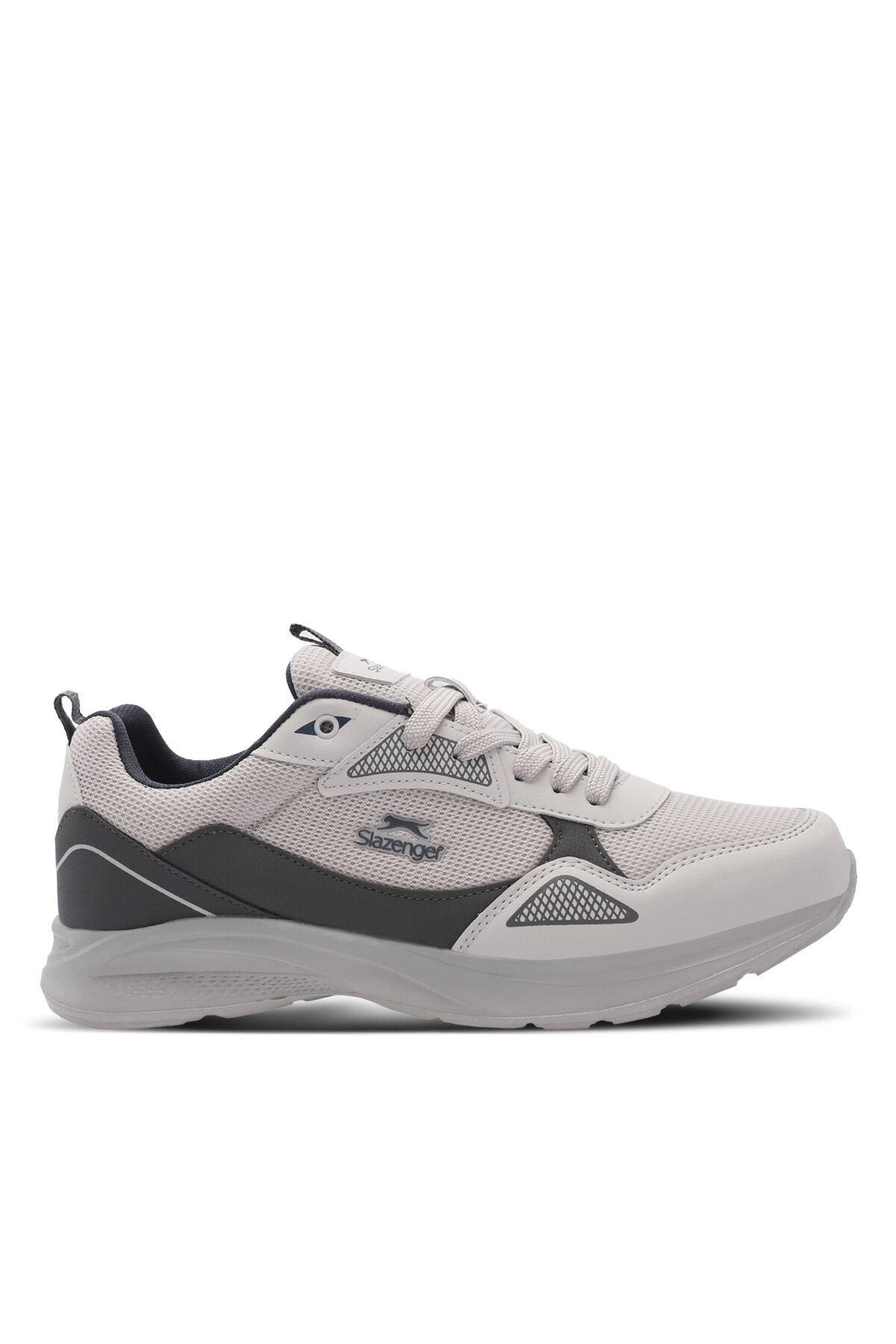 Slazenger GAIN GA Erkek  Gri / Koyu Gri Koşu & Yürüyüş Spor Ayakkabısı