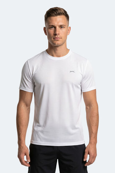 Slazenger HARDFLEX Erkek Beyaz Tişört - Slazenger 1 Alana 1 Bedava