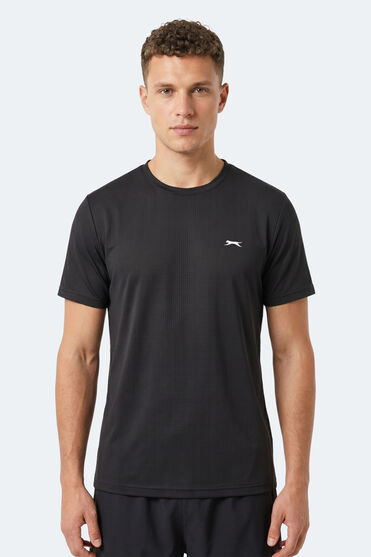 Slazenger HARDFLEX Erkek Siyah Tişört - 1 Alana 1 Bedava