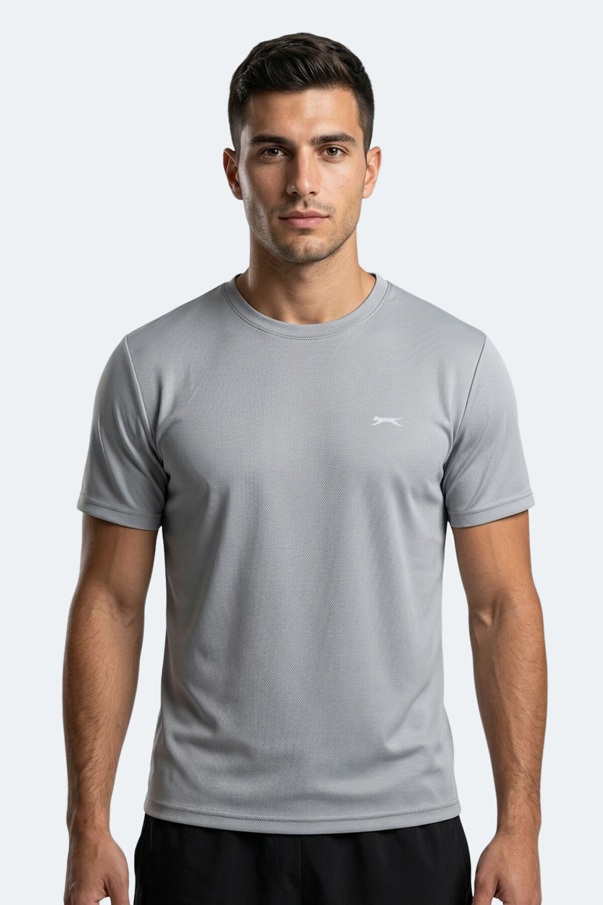 Slazenger HAUNTED I Erkek  Gri Tişört