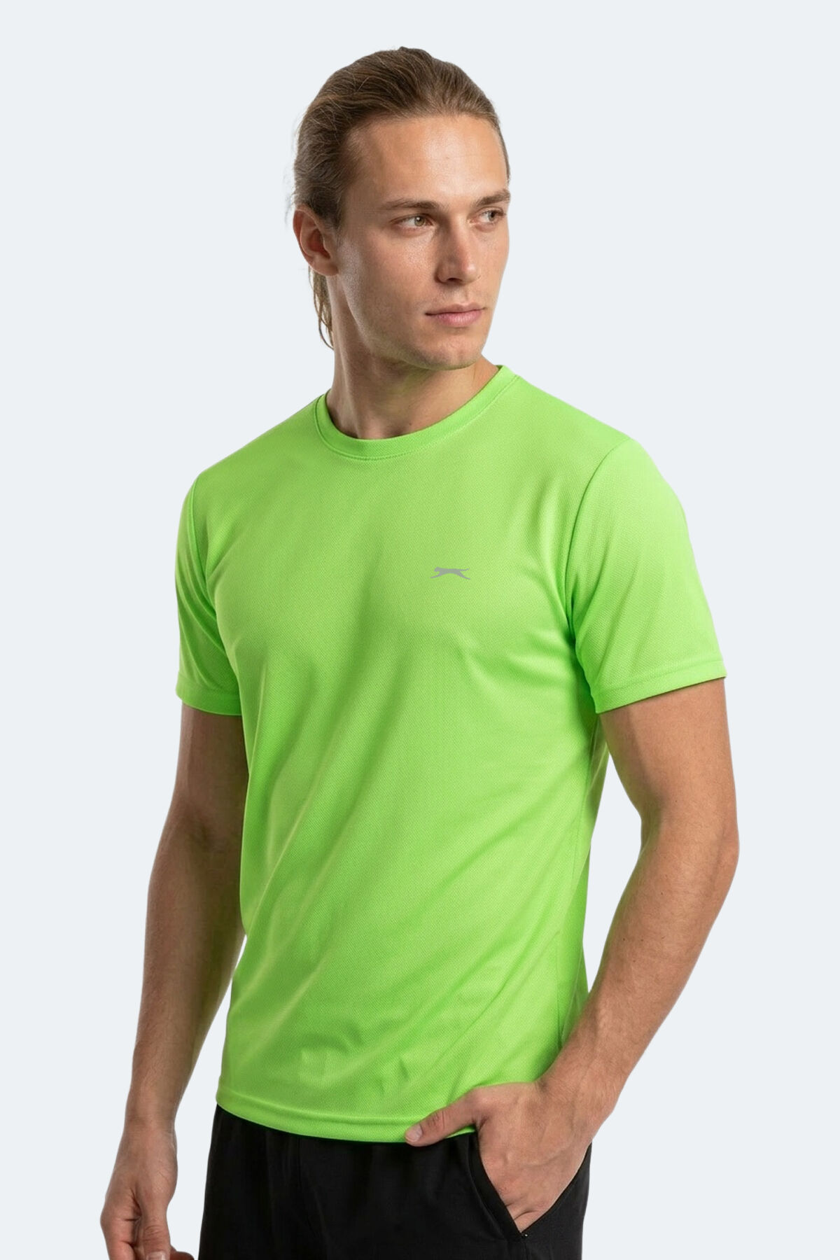 Slazenger HAUNTED I Erkek  Neon Yeşil Tişört