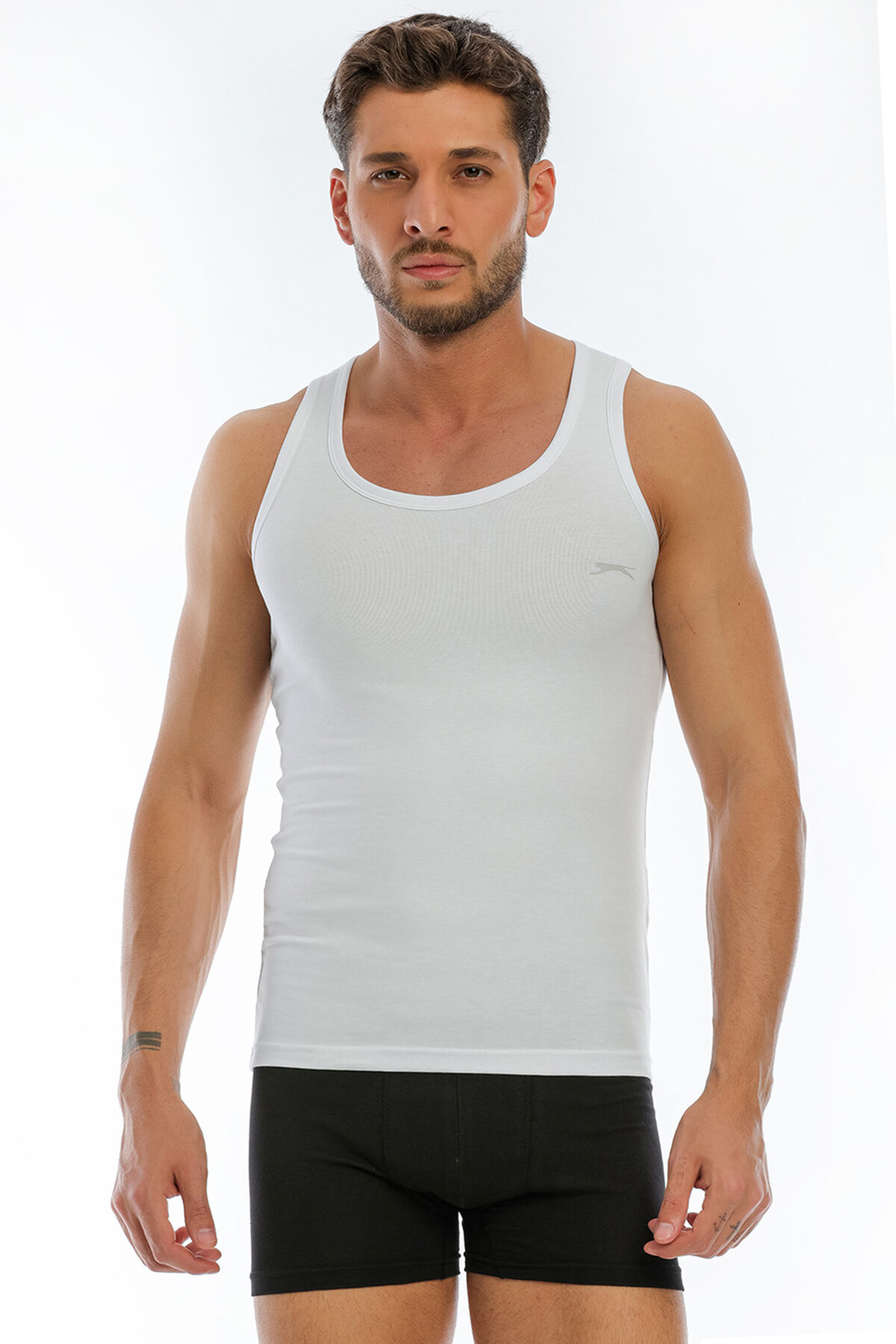 Slazenger HEALTH Erkek  Beyaz Atlet