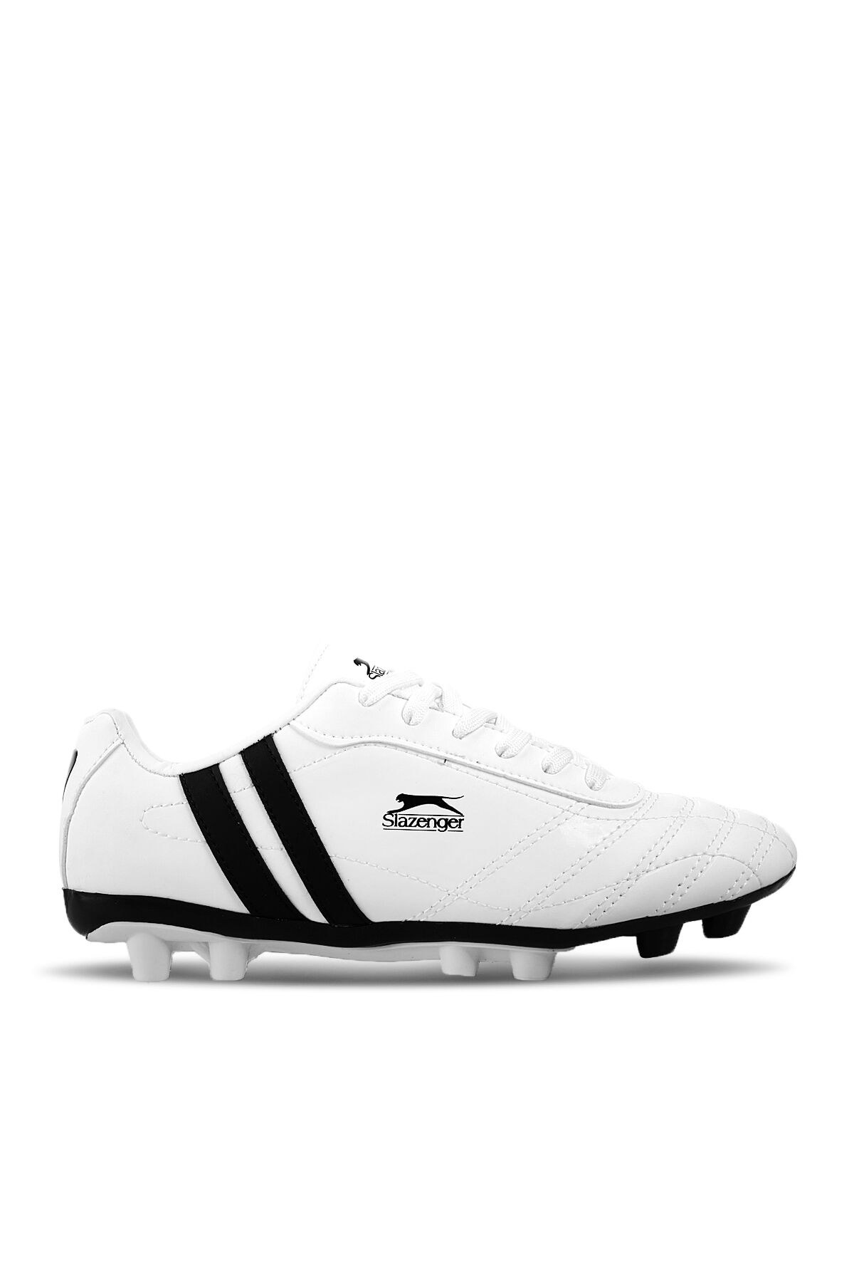 Slazenger HENRIK KR Erkek Çocuk Krampon Beyaz / Siyah Futbol Ayakkabısı