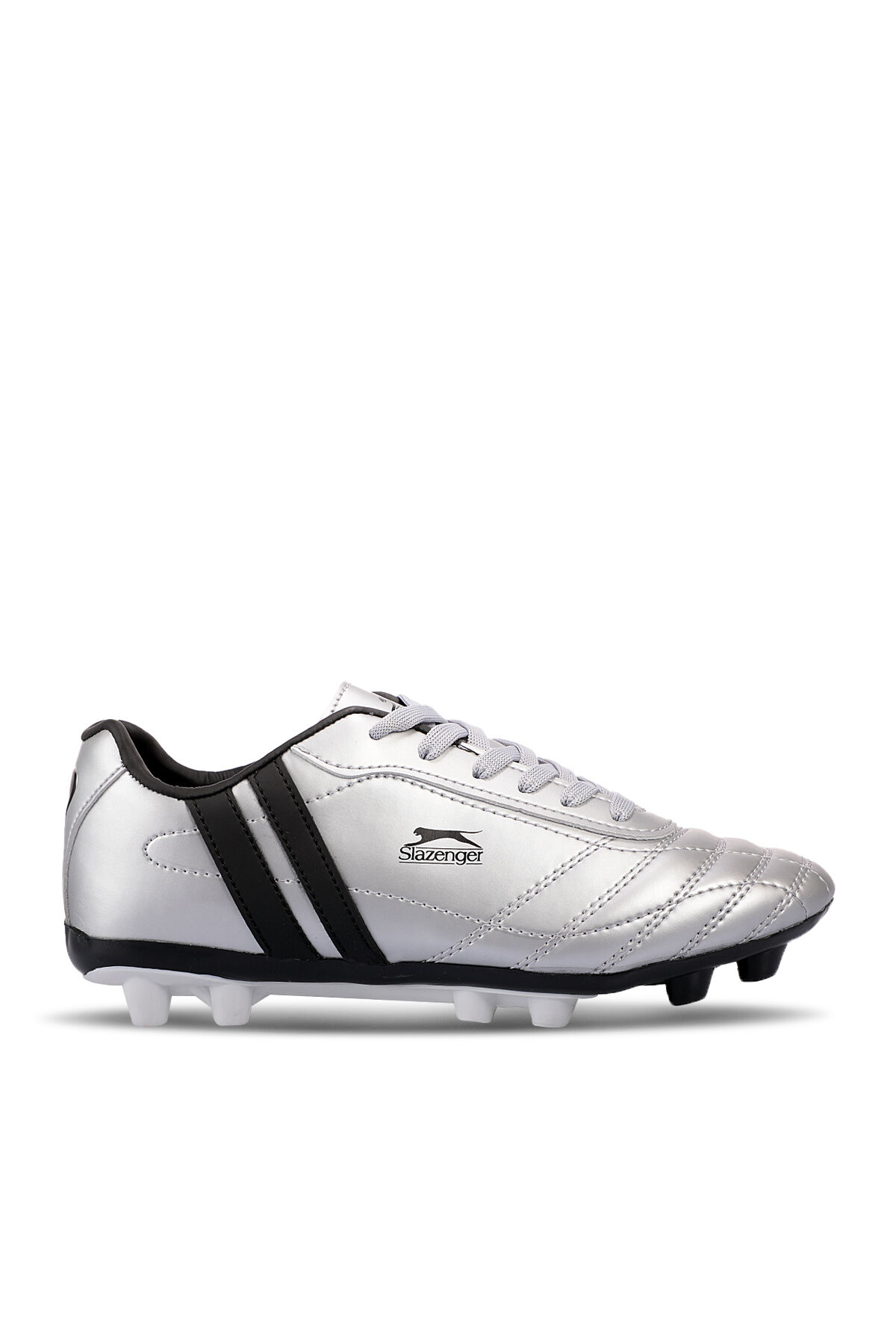Slazenger HENRIK KR Erkek Çocuk Krampon Gri / Siyah Futbol Ayakkabısı
