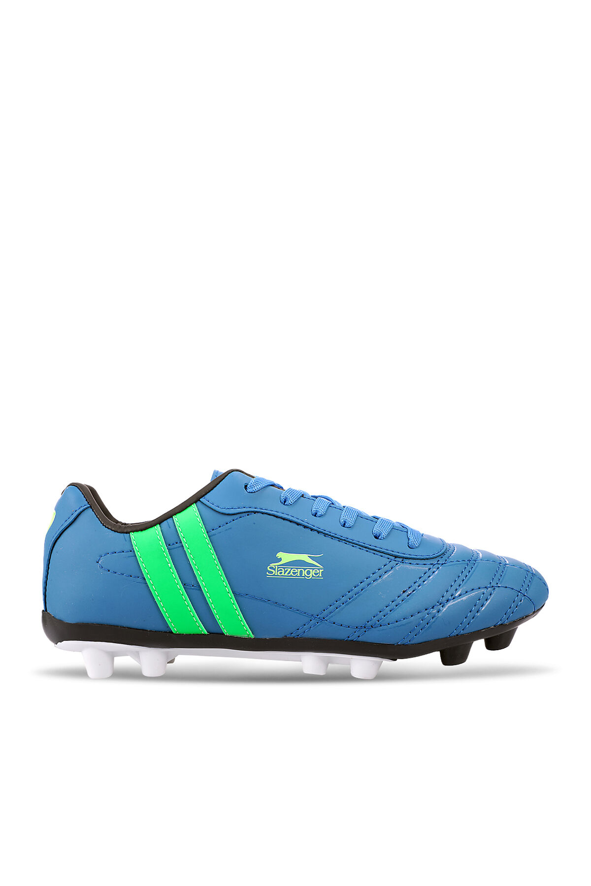 Slazenger HENRIK KR Erkek Çocuk Krampon Saks Mavi / Yeşil Futbol Ayakkabısı