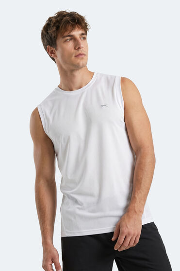 Slazenger HEROFIT IN Erkek Kolsuz Beyaz Atlet - 1 Alana 1 Bedava
