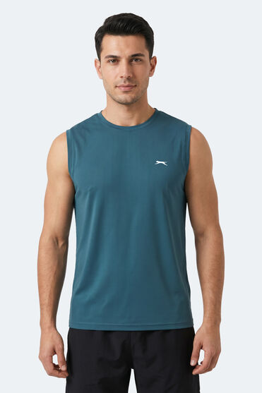 Slazenger HEROFIT IN Erkek Kolsuz Petrol Atlet - Slazenger 1 Alana 1 Bedava