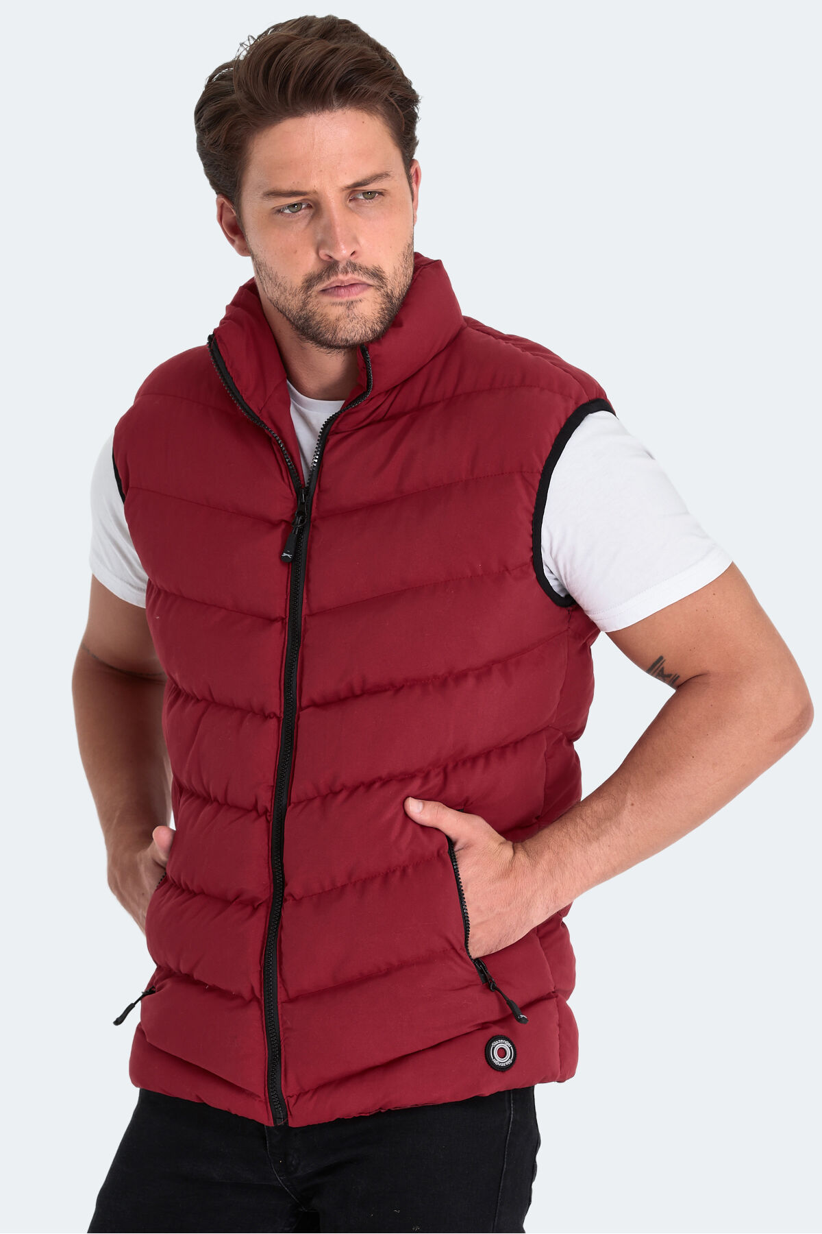 Slazenger HIDRO Erkek Şişme Bordo Yelek