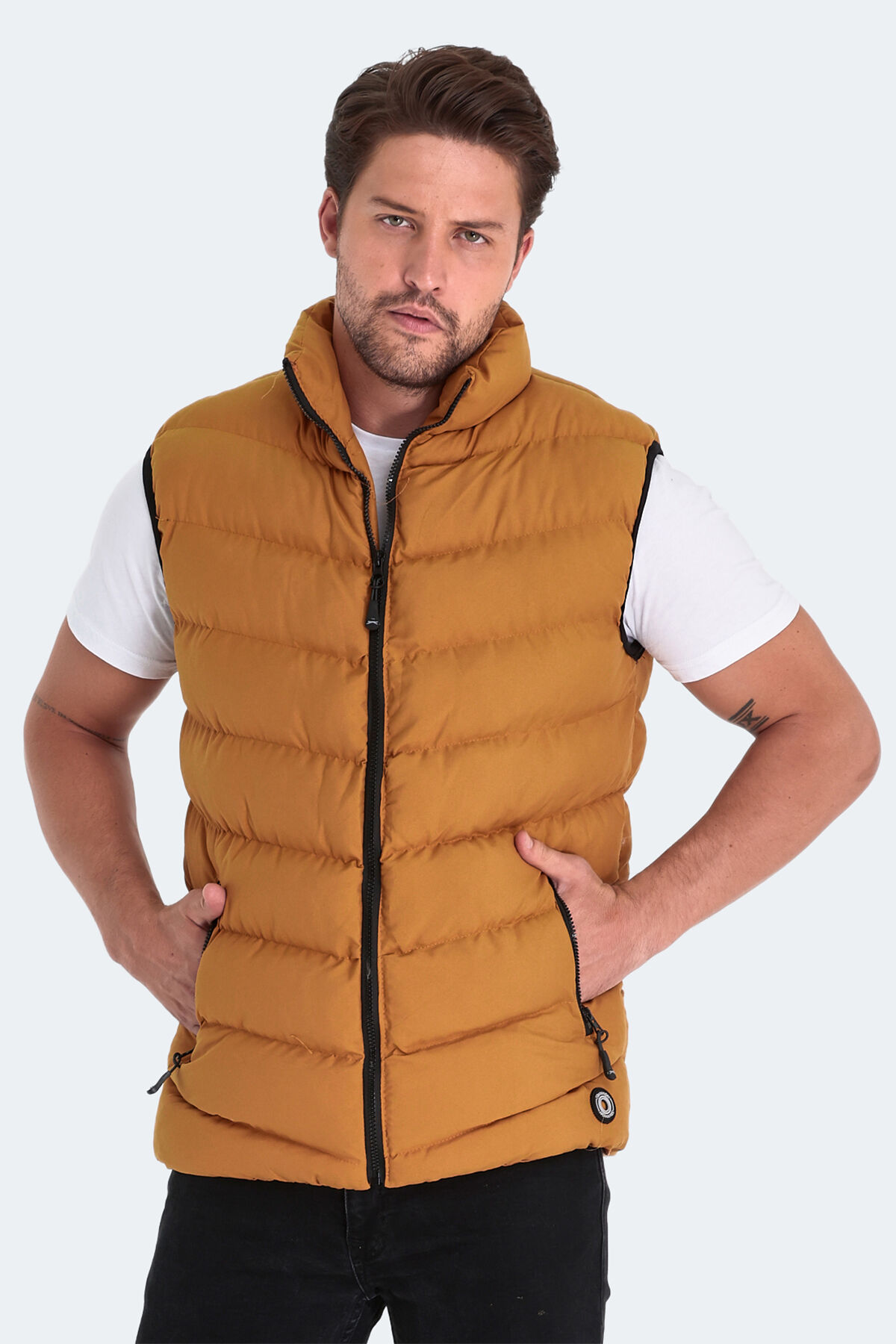 Slazenger HIDRO Erkek Şişme Hardal Yelek