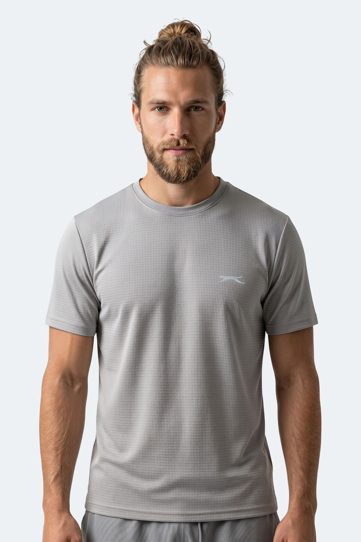 Slazenger HIJACK I Erkek  Gri Tişört