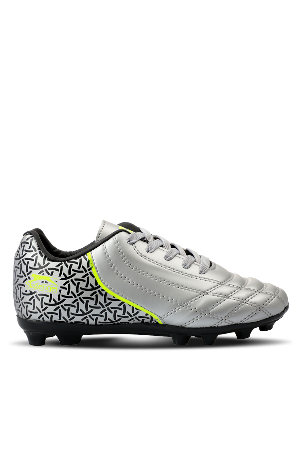Slazenger HINO KR Erkek Krampon Gri / Siyah Futbol Ayakkabısı