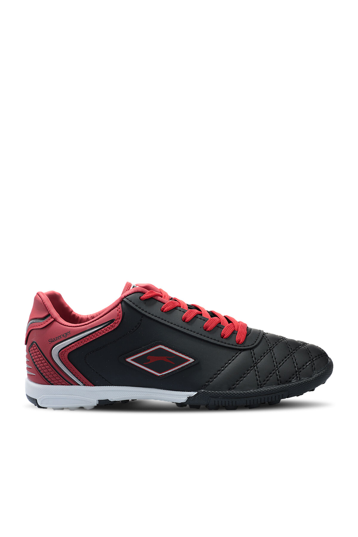 Slazenger HUGO HS Erkek Çocuk Halı Saha Siyah / Kırmızı Futbol Ayakkabısı