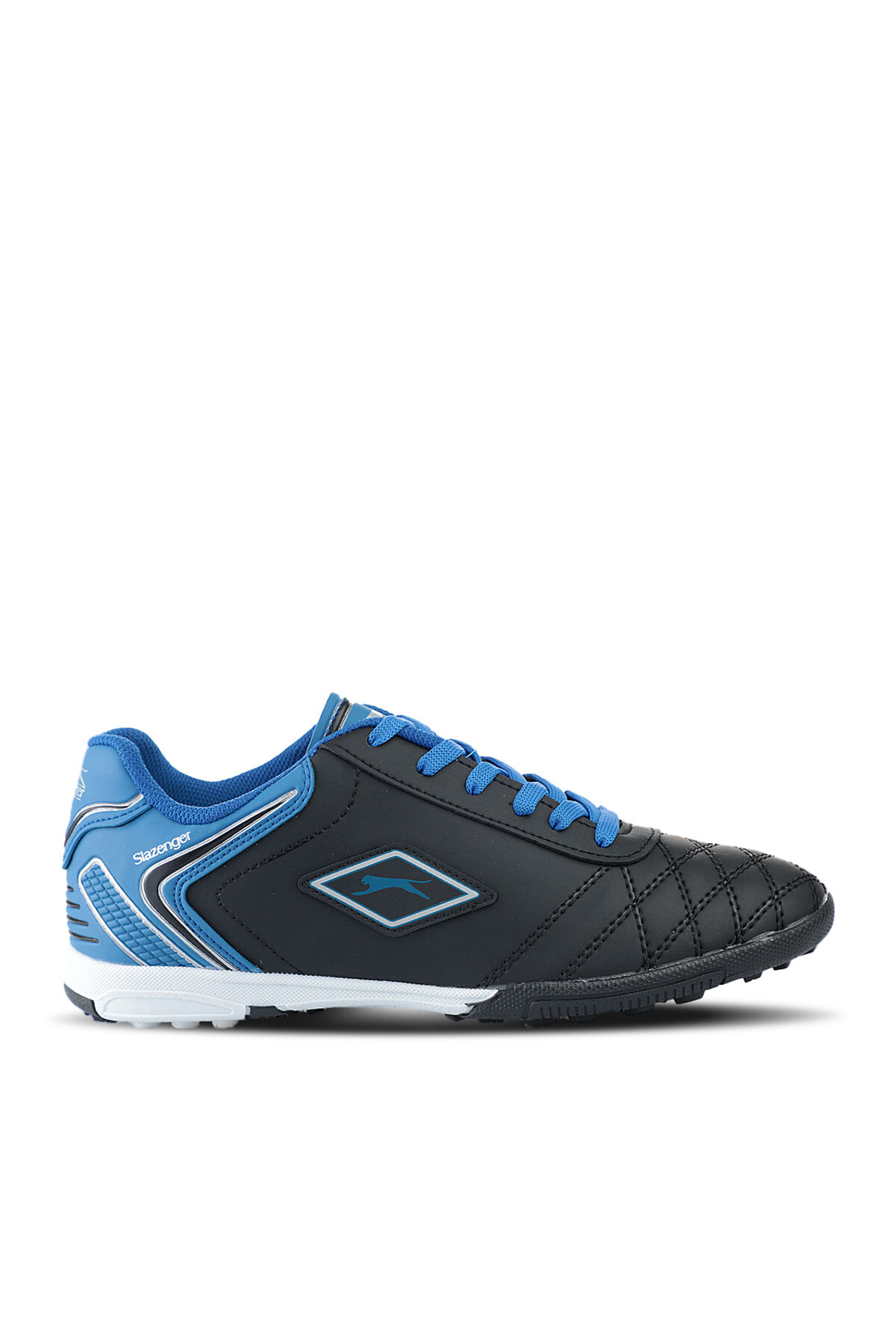 Slazenger HUGO HS Erkek Çocuk Halı Saha Siyah / Mavi Futbol Ayakkabısı