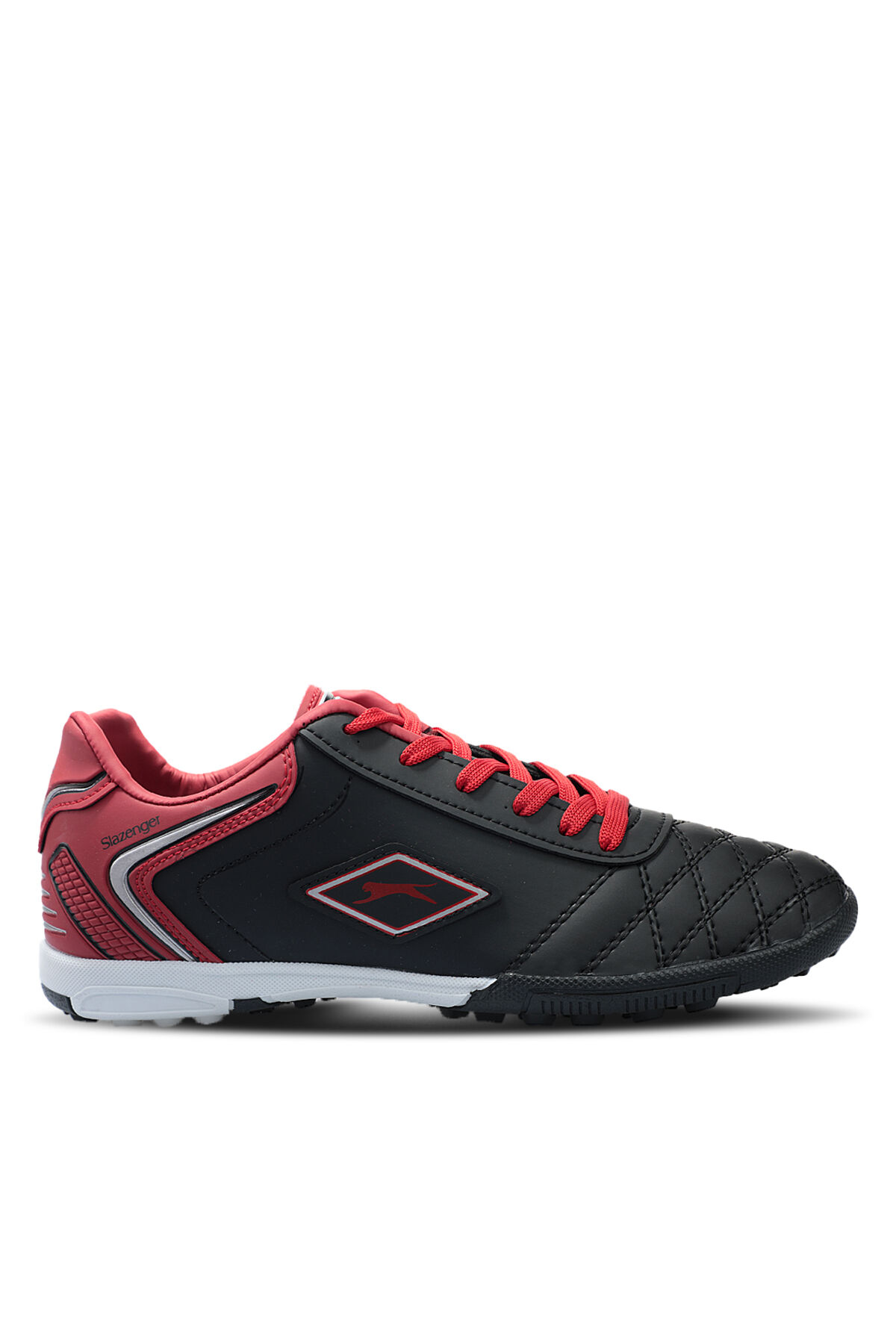 Slazenger HUGO HS Erkek Halı Saha Siyah / Kırmızı Futbol Ayakkabısı