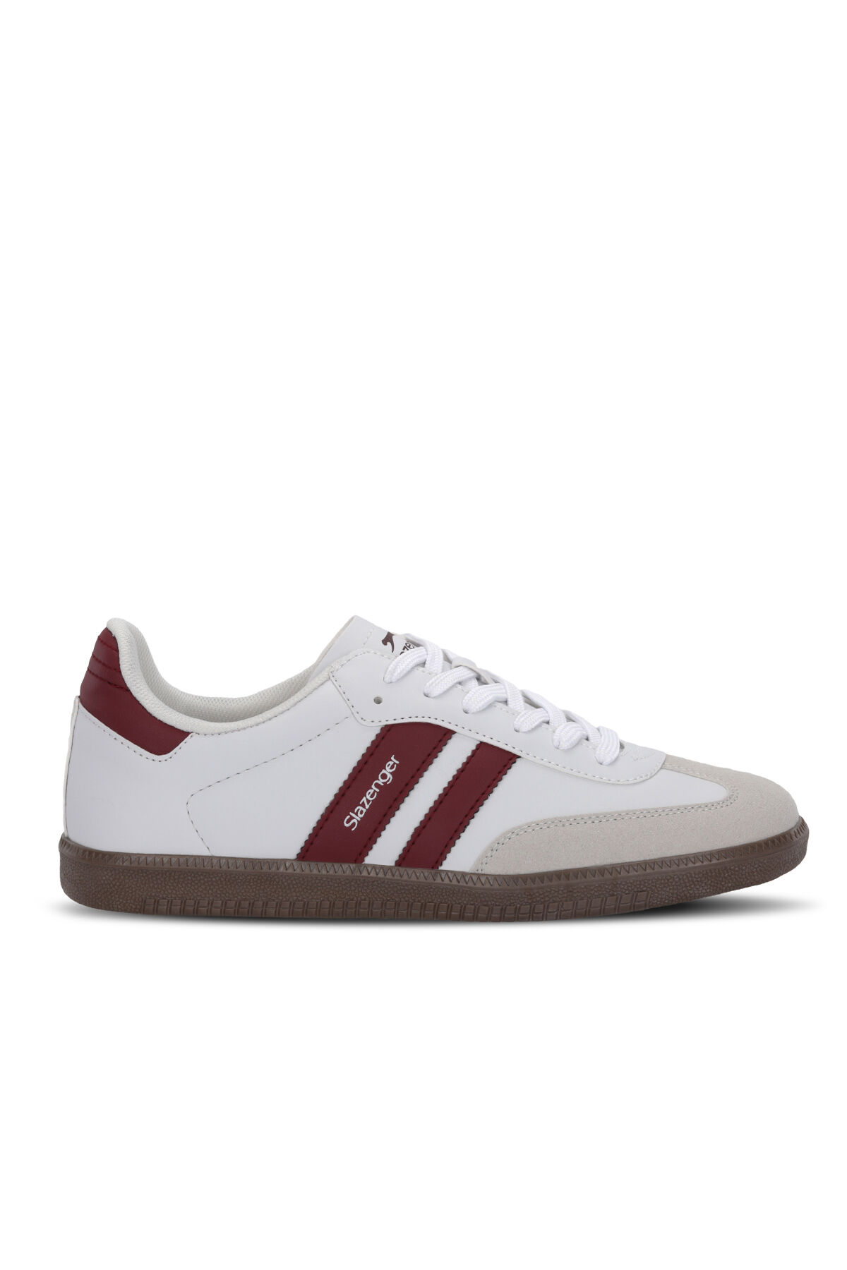 Slazenger INDIA Erkek  Beyaz / Bordo Günlük Spor Ayakkabısı