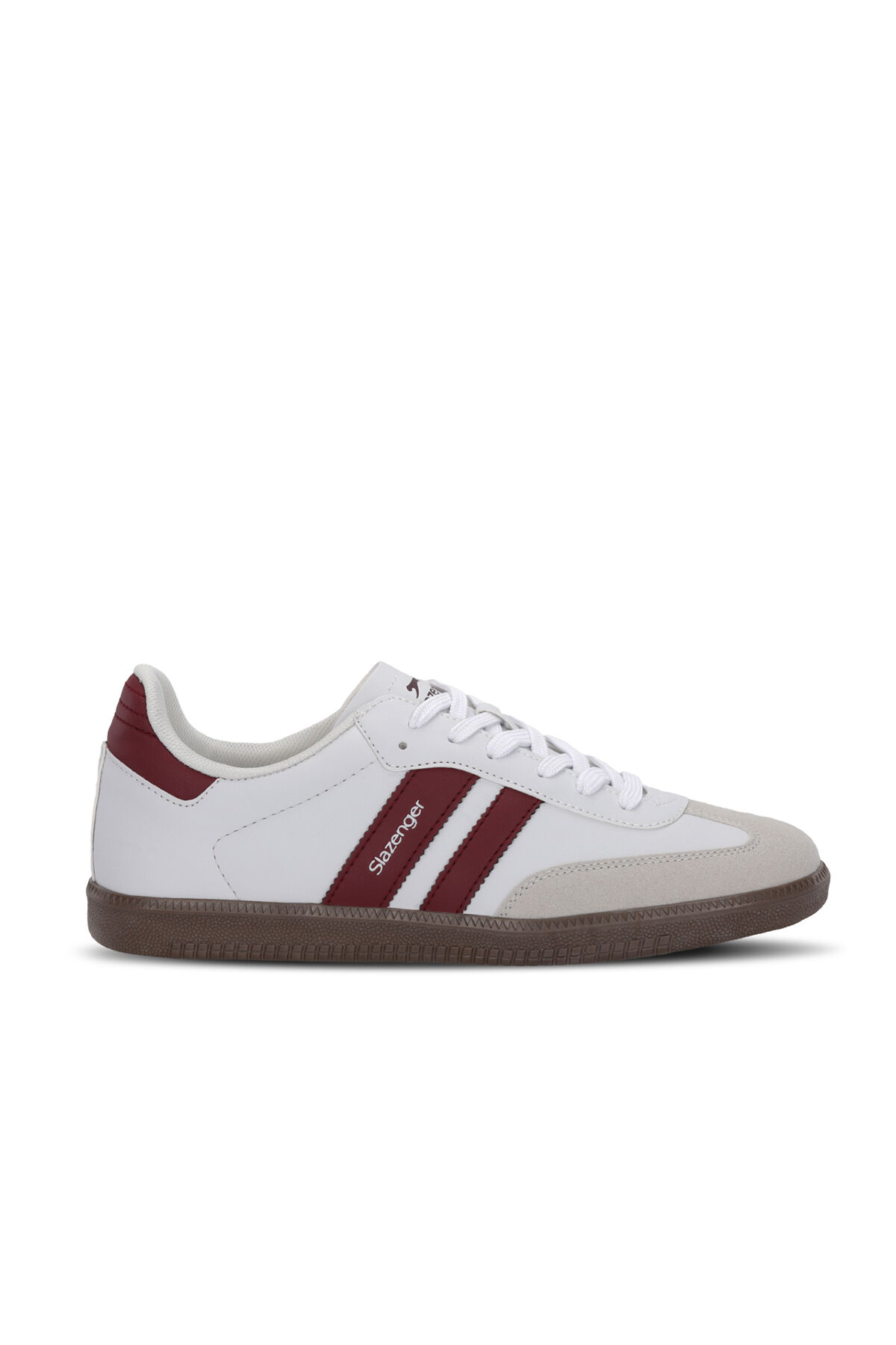 Slazenger INDIA Kadın  Beyaz / Bordo Günlük Spor Ayakkabısı