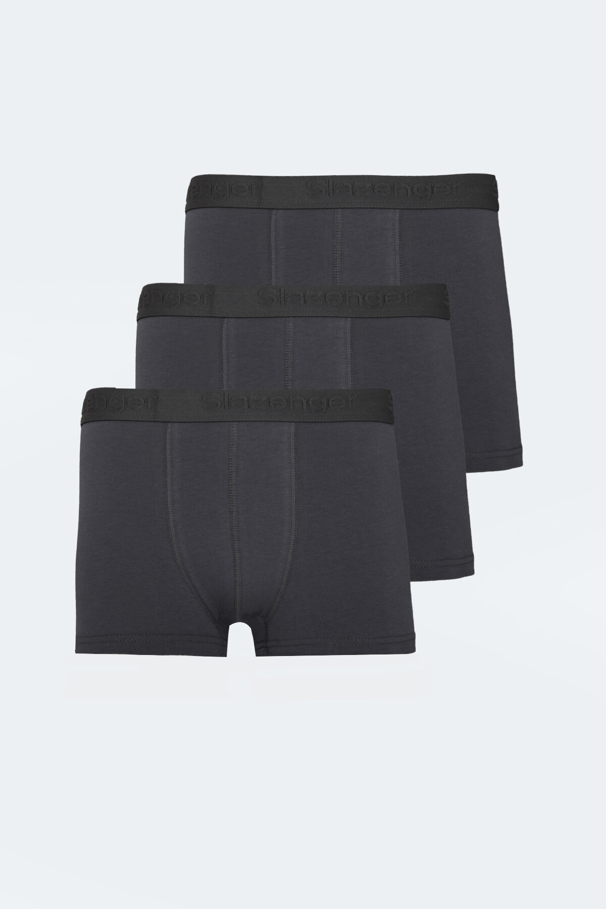 Slazenger JADAX 3 lü Set Erkek  Koyu Gri Boxer