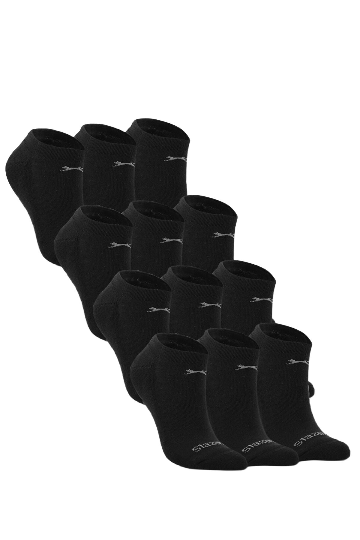 Slazenger JAEL 12 li Set Kadın  Siyah Çorap