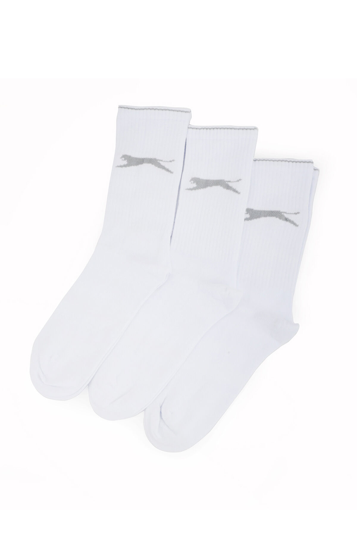 Slazenger JAGO 3 lü Erkek Spor Beyaz Çorap
