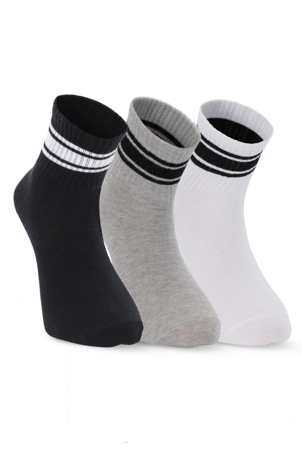 Slazenger JELLY 3 lü Erkek  Siyah / Gri Çorap