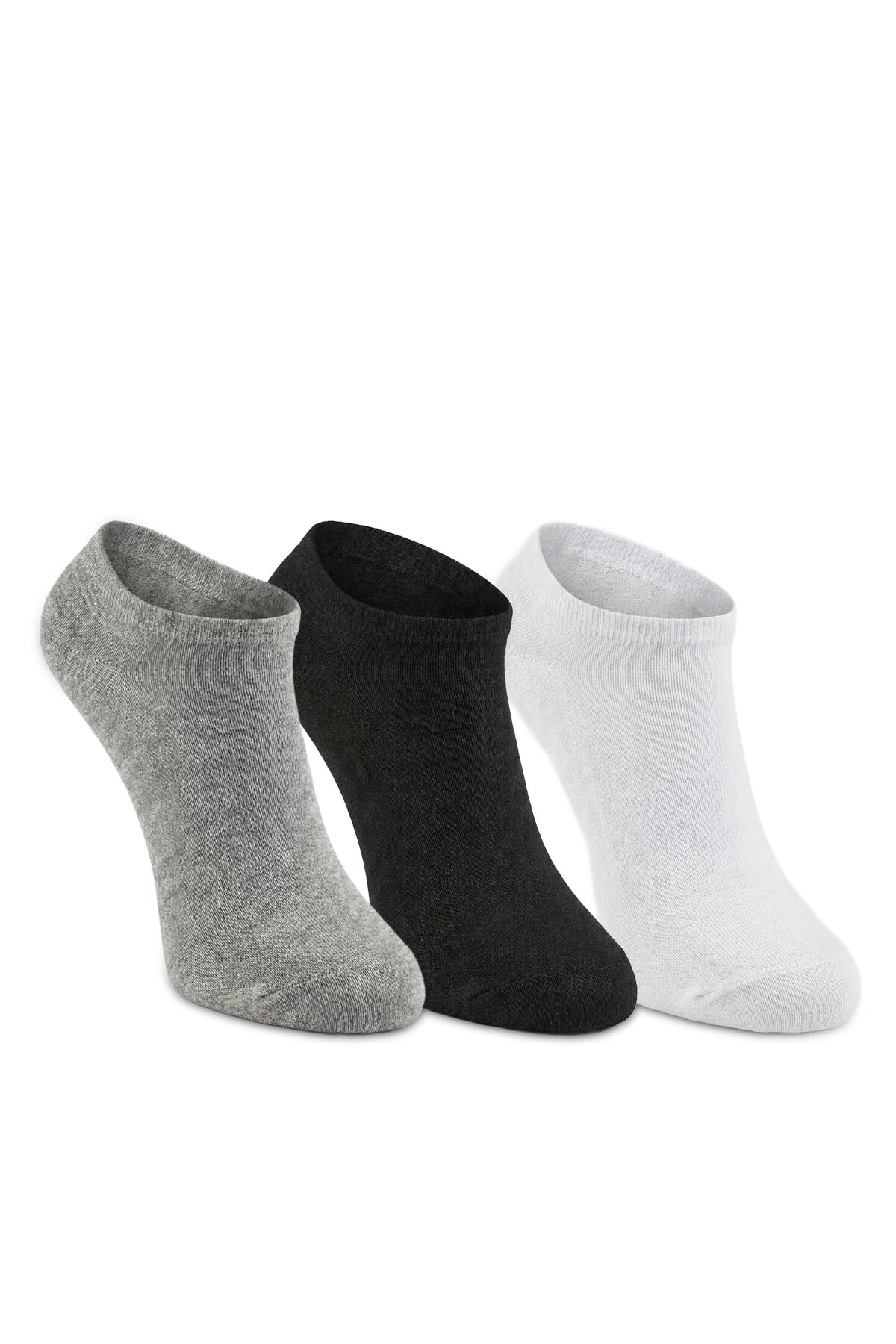 Slazenger JESTER 3 lü Kadın  Siyah / Gri Çorap