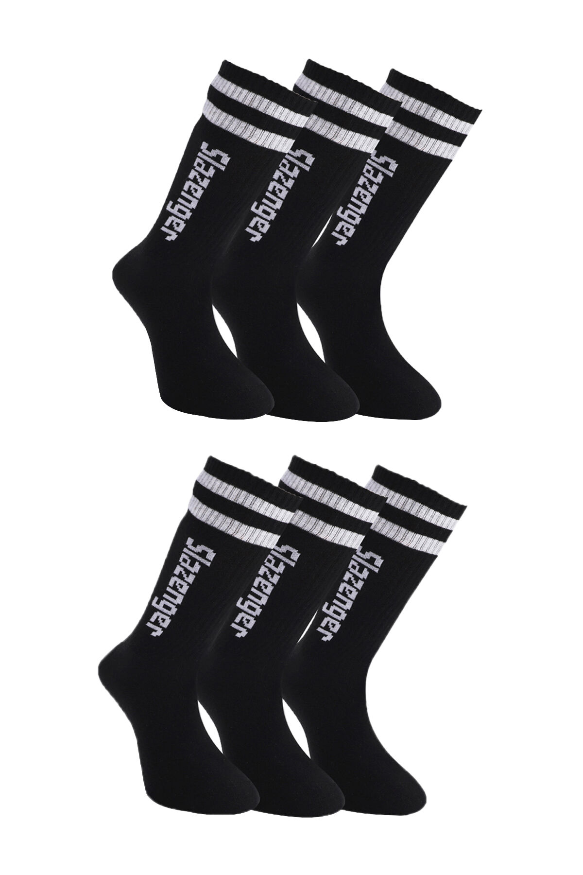 Slazenger JINN 6 lı Set Erkek  Siyah Çorap