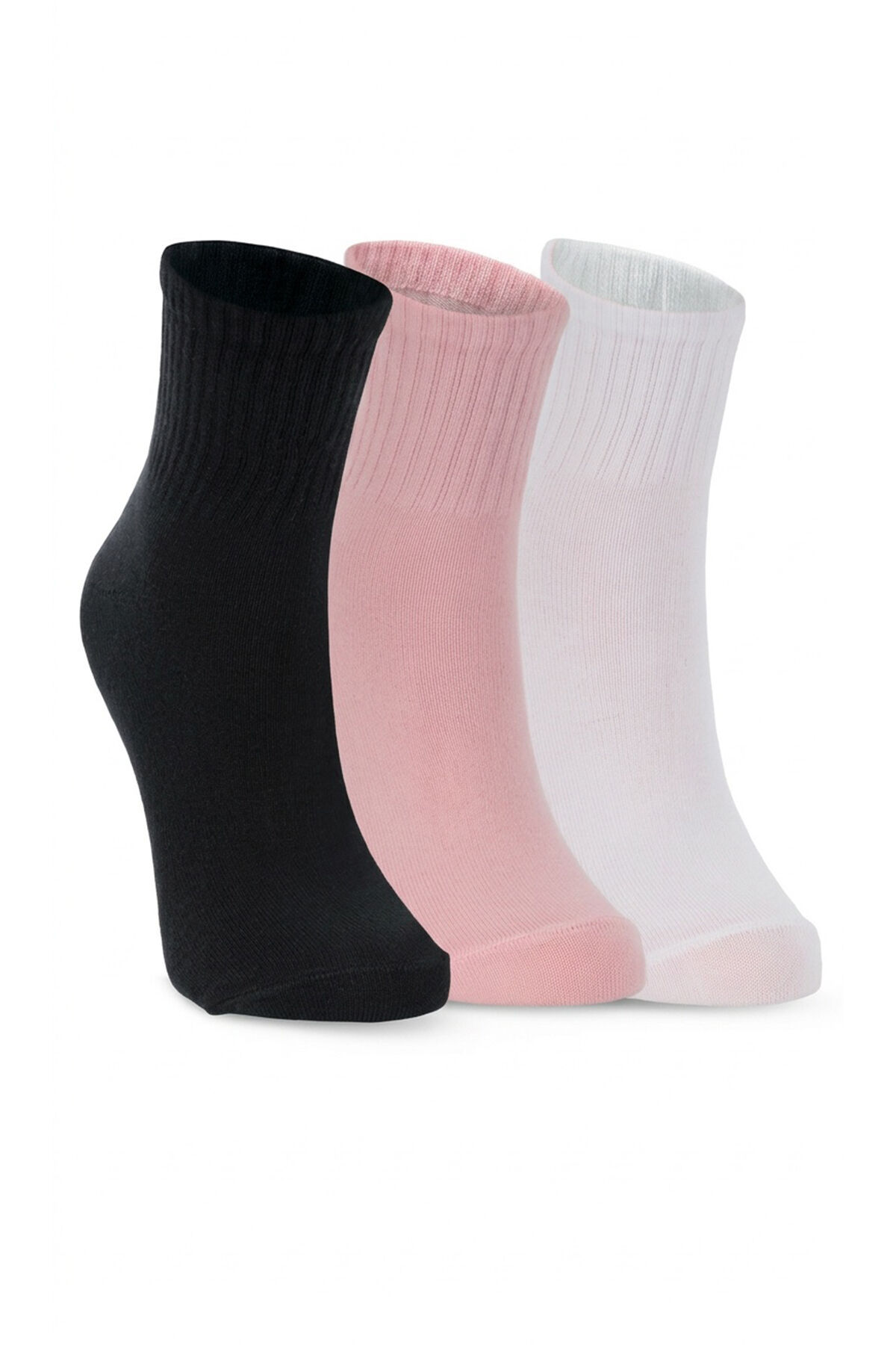 Slazenger JORIX 3 lü Kadın  Siyah / Gri Çorap