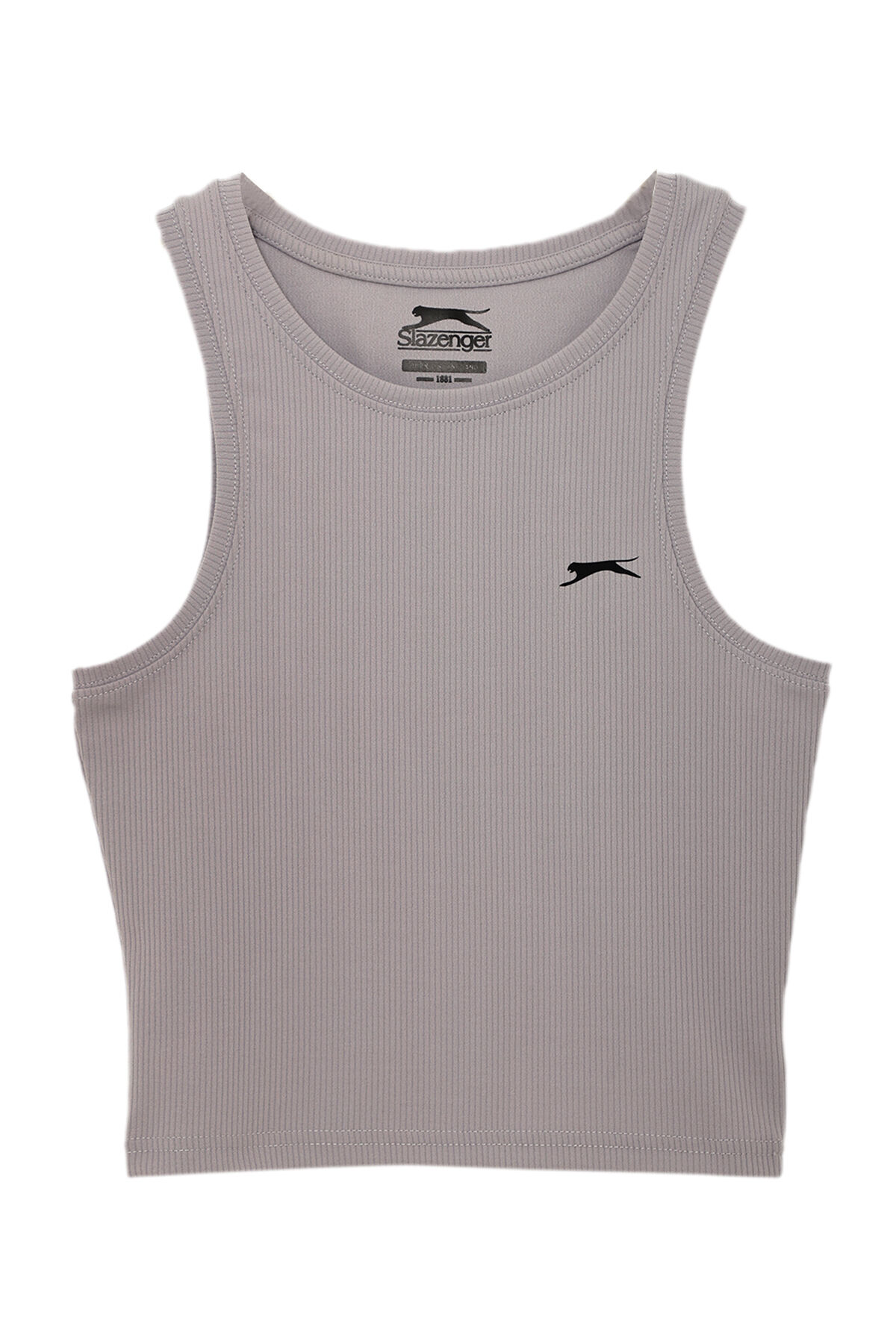 Slazenger KAIDENA IN Kadın Slim Fıt Kolsuz Gri Tişört