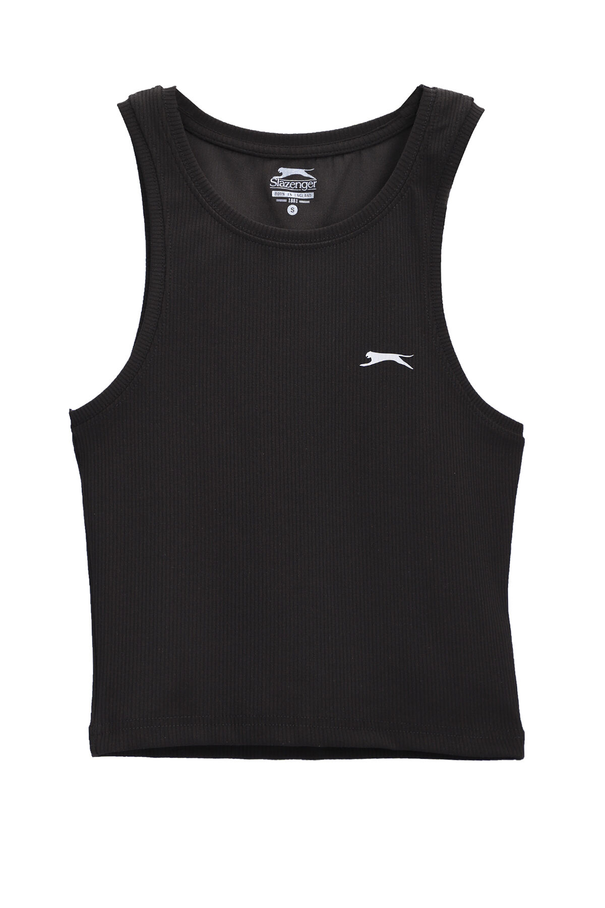 Slazenger KAIDENA IN Kadın Slim Fıt Kolsuz Siyah Tişört