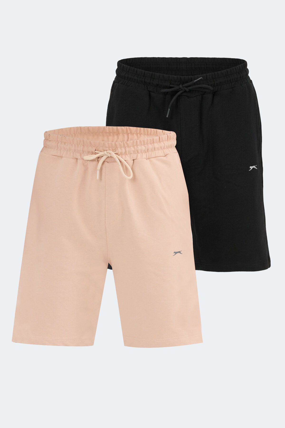 Slazenger KALLIE 2 Lİ SET Erkek  Siyah - Bej Şort