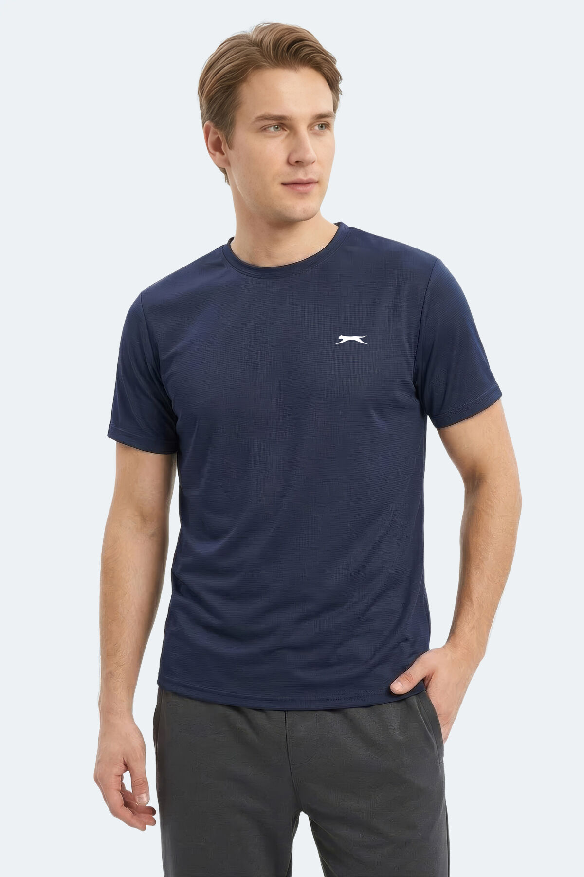 Slazenger KAYDA Erkek  Lacivert Tişört