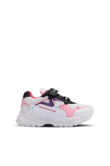 Slazenger Kekoa IN Cırt Cırtlı Beyaz pembe