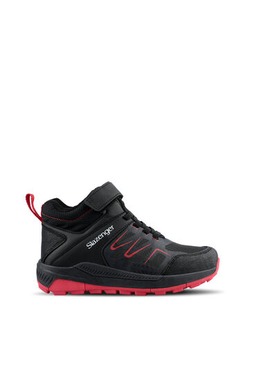 Slazenger Kenton Cırt Cırtlı Siyah kirmizi