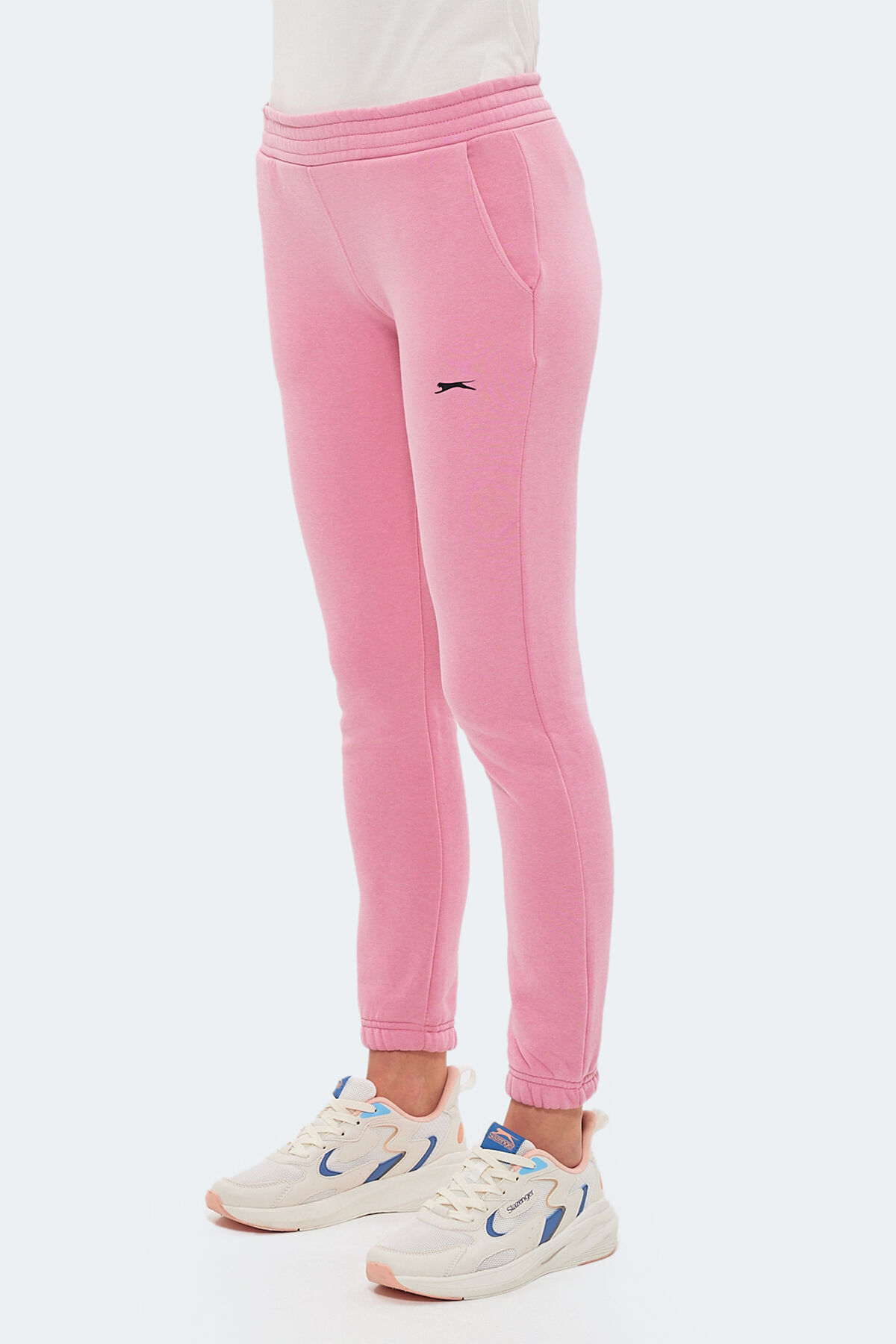 Slazenger KEVORK IN Kadın Cepli Slim Fit Gül Eşofman Altı