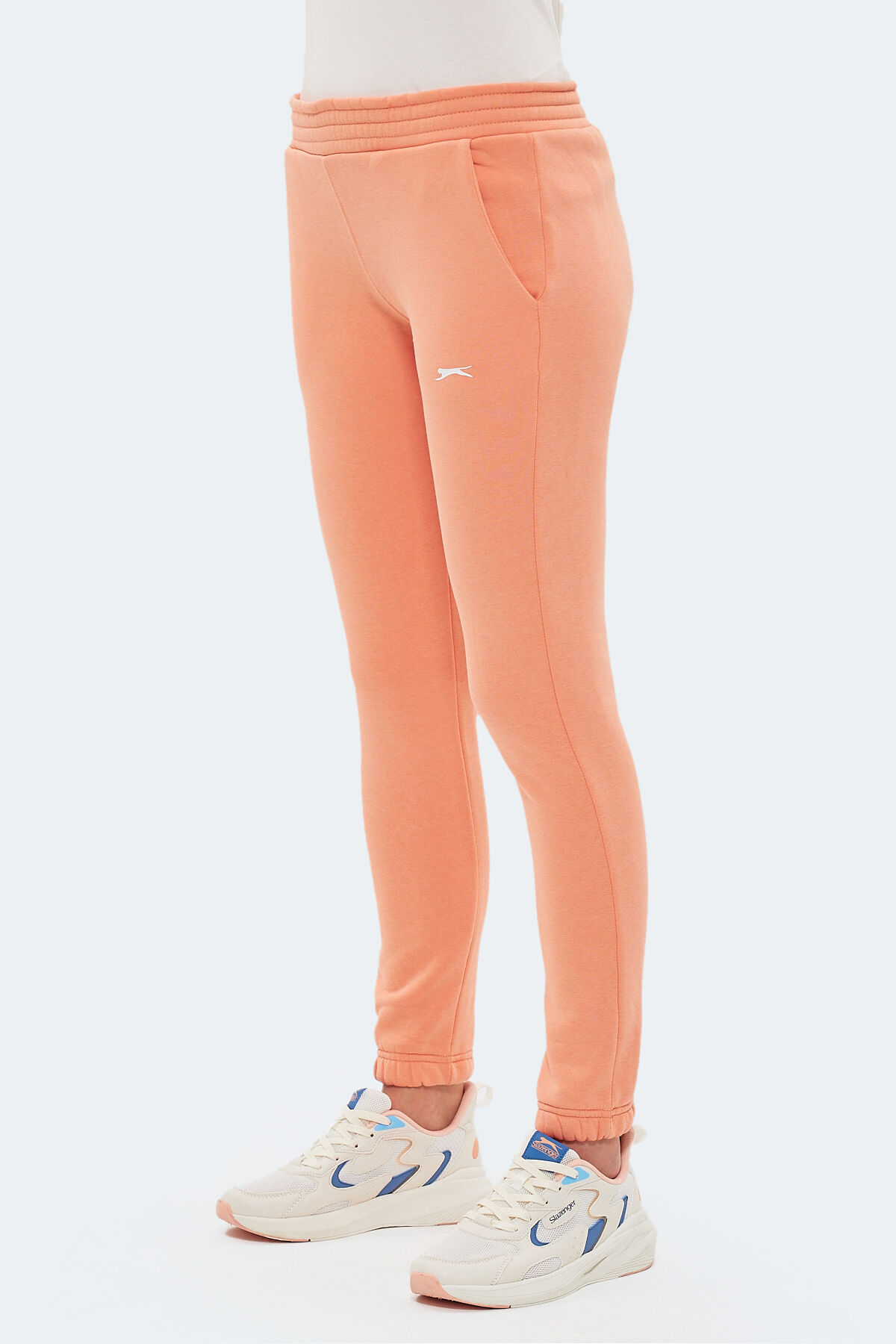 Slazenger KEVORK IN Kadın Cepli Slim Fit Somon Eşofman Altı