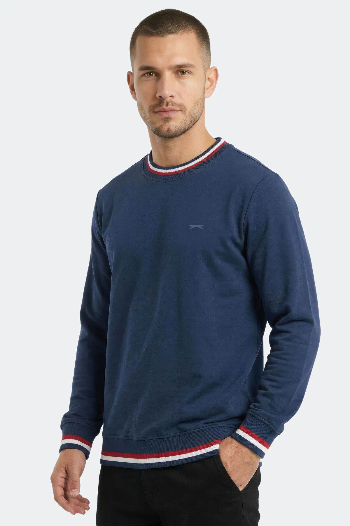 Slazenger KEYSTONE I Erkek  Lacivert Sweatshırt