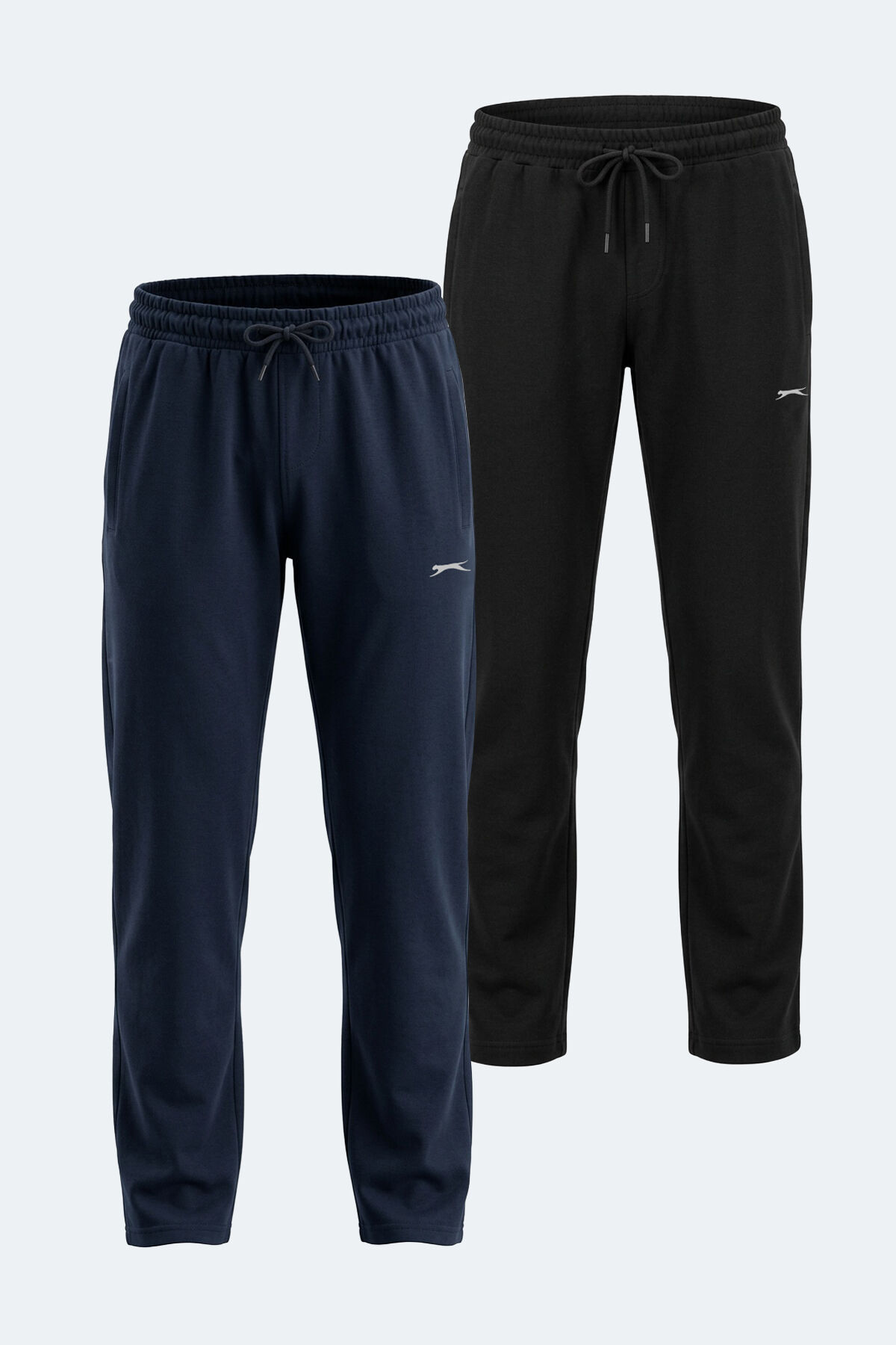Slazenger KIRABO 2 Lİ SET Erkek  Siyah - Lacivert Eşofman Altı