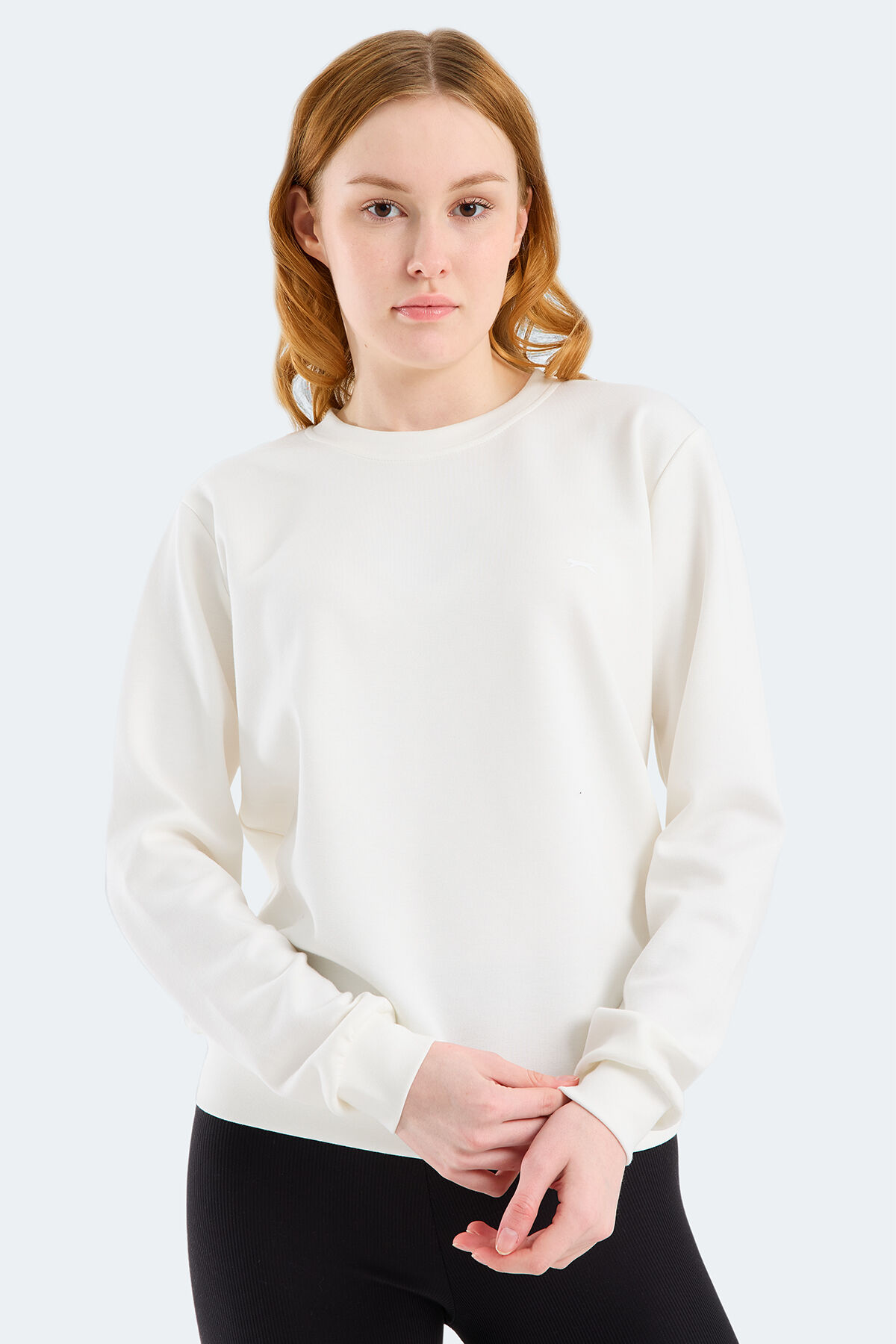 Slazenger KRISTIA I Kadın  Ekru Sweatshırt