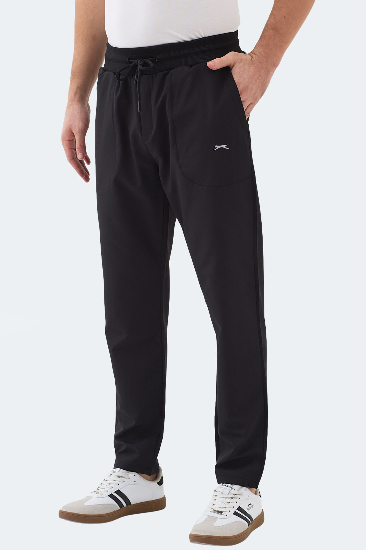 Slazenger MANUS Erkek Cepli Siyah Eşofman Altı