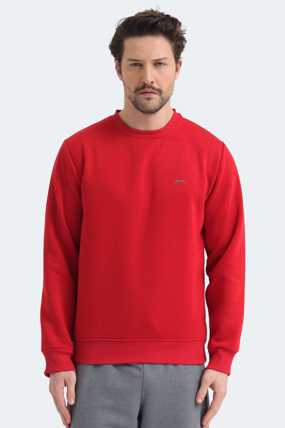 Slazenger MEGAR I Erkek  Kırmızı Sweatshırt
